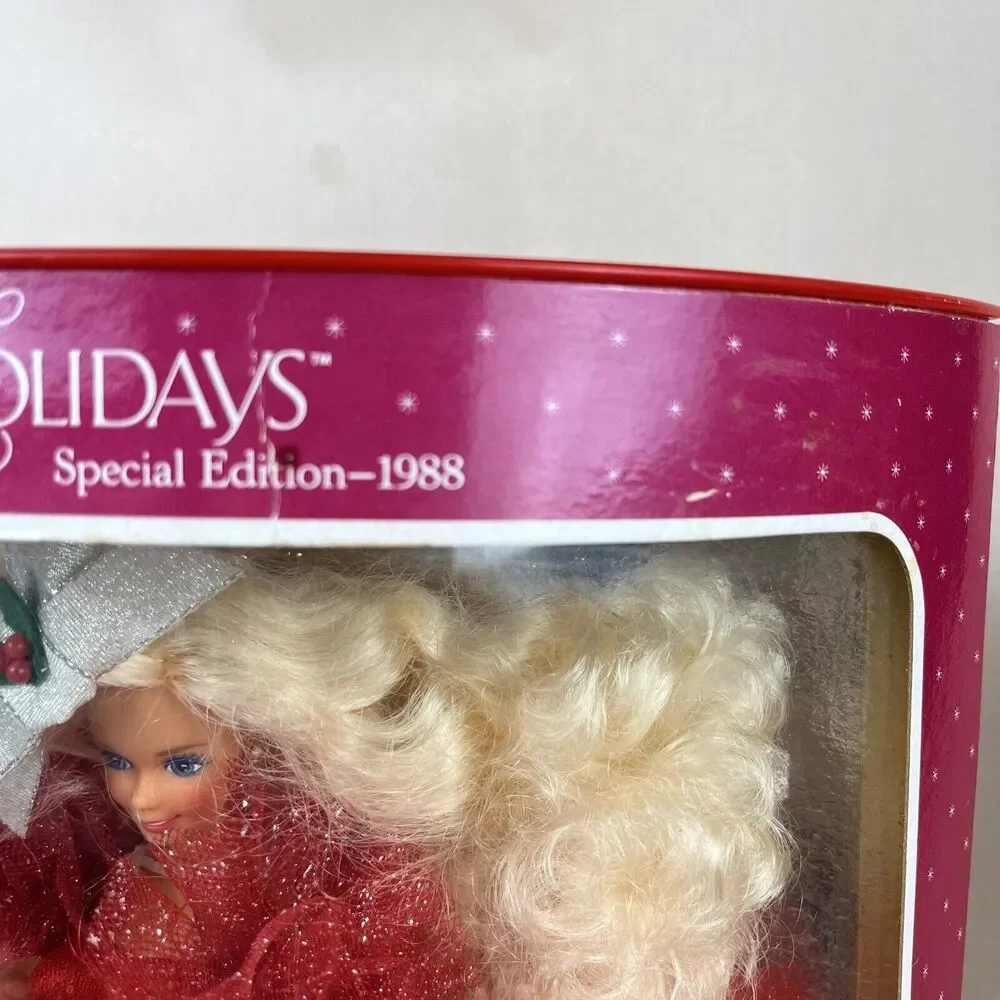 VTG Happy Holidays 1988 Barbie Doll Special First Edition Mattel READ Descriptio